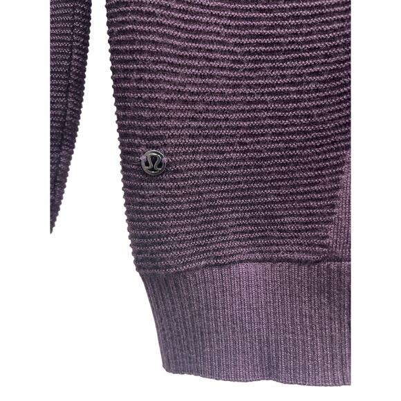 Lululemon Simply Wool Sweater Black Cherry Sz XS - Picture 7 of 10
